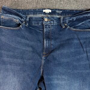 Women Good American Jeans | Size 20 | Blue Good Legs Straight Mid-Rise